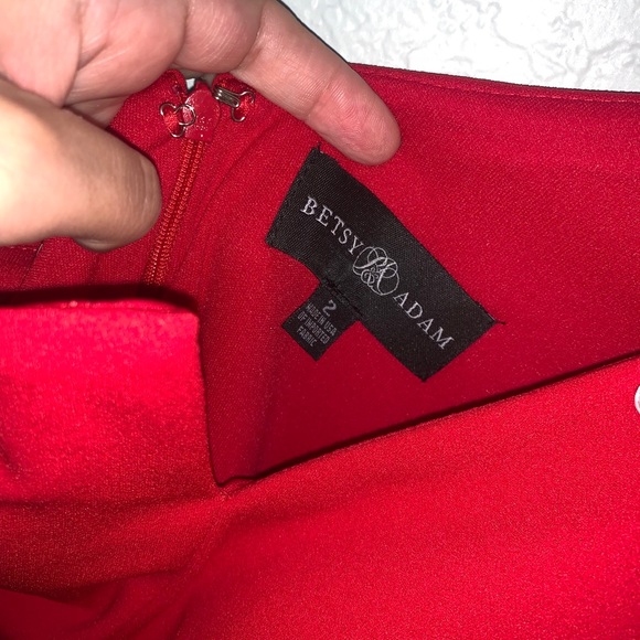 Betsey & Adam Red Gown - Never worn. NWT. - Picture 4 of 8
